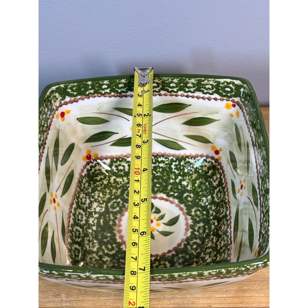 Temp-tations old world 7” green mixing bowl with lid - Picture 6 of 10